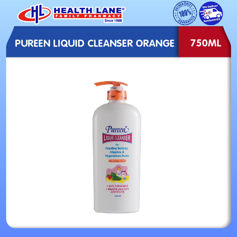 PUREEN LIQUID CLEANSER ORANGE (750ML)
